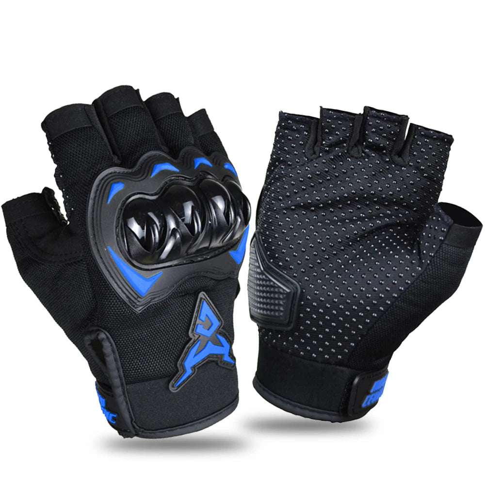 MOTOCENTRIC Half Finger Motorcycle Gloves